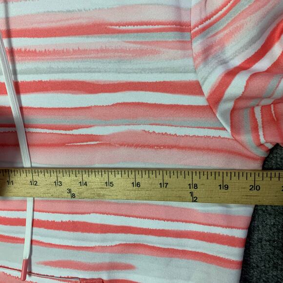 NWT Footjoy Watercolor Stripe Pullover Hoodie Women’s Sz S Golf‎ Hiking - Picture 5 of 11